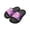 Cartoon Axolotl with Floral Galaxy Pattern, variant on Cute River Otter Kids Slide Sandals - Non-Slip Lightweight EVA Slides for Beach, Pool & Indoor Use - Boys Girls Summer Essentials