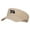 Khaki, variant on Papa Bear Embroidered Pro Style Cotton Washed Visor - Navy OSFM