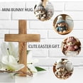 thumbnail image 3 of Mini Bunny Hug Cute Easter Gift - A Little Bundle of Love & Comfort, 2025 New Mini Rabbit Positive Plush Animals, Inspirational Easter Gifts for Women Men, Emotional Motivational Bunny Decor(Q), 3 of 6