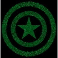 thumbnail image 2 of Boy's Marvel St. Patrick's Day Captain America Clover Shield Pull Over Hoodie Black Medium, 2 of 4