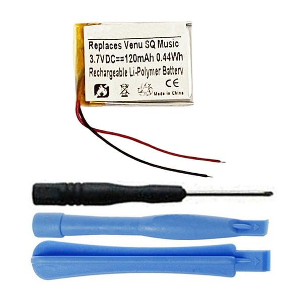 120mAh 361-00136-10 361-00136-21 Battery for Garmin Venu SQ Music GPS Smartwatch