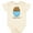 Natural, variant on Inktastic Little Spud Blue Boys or Girls Baby Bodysuit