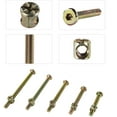 thumbnail image 2 of 50 pcs M6 Cabinet Hex Socket Screw Bolt & Barrel Nuts for Furniture, Bed & Chairs, 6mm x 40/50/60/70 / 80mm, Zinc Plated Finish, 2 of 7