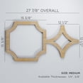 thumbnail image 3 of Ekena Millwork 27 7/8"W x 15 3/8"H x 1/4"T Medium Anderson Decorative Fretwork Wood Wall Panels, Alder, 3 of 18