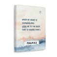 thumbnail image 2 of Scripture Walls Psalm 61:2 Lead Me to the Rock Bible Verse Canvas Christian Wall Art Ready to Hang Unframed, 2 of 13