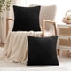 thumbnail image 2 of 2 Packs de Fundas de Almohada Decorativas Bohemias para Sofá, Cama, Decoración Del Hogar, 18x18 Pulgadas, Negro, 2 of 6