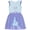 Queen elsa, variant on The Little Mermaid Toddler Girls' Cosplay Skirt Overlay Romper Ariel Purple Aqua