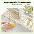 thumbnail image 3 of Kitchen Silicone Sink Mat, 2024 New Silicone Draining Mat Faucet, Silicone Faucet Handle Drip Catcher Tray Mat, Drying Mat for Kitchen Counter Bathroom Kitchen Sink Splash Guard (Gray, Medium), 3 of 5