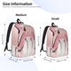 thumbnail image 2 of Disketp High Heel Shoes Butterfly Mochila de Lona Estampada, Mochila Escolar de Viaje Ligera para Estudiantes y Portátil-Small, 2 of 5