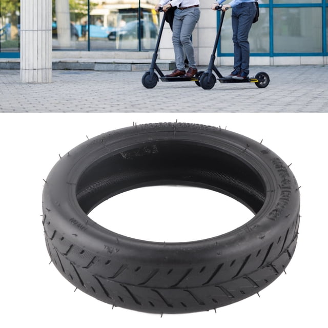 Neumático De Scooter Eléctrico, Caucho Agarre Ranuras Superficie Absorción De Impactos Reemplazo De Neumático De Scooter Eléctrico Para Montar