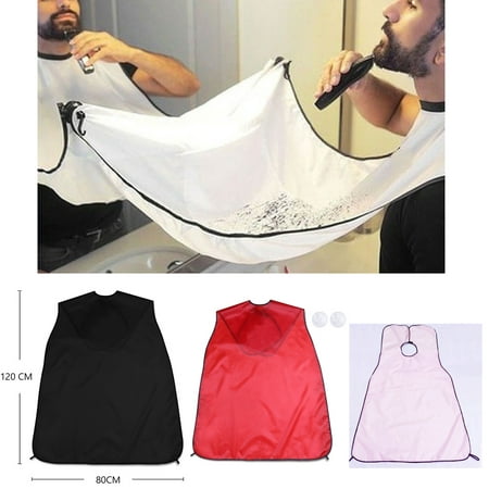 Waterproof  Men's Facial Hair Beard Apron Catcher Shave Cape Trimming Cloth Bib (Best Way To Shave Anus Hair)