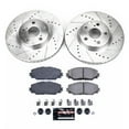 thumbnail image 3 of PowerStop Front Z23 Evolution Sport Carbon-Fiber Ceramic Brake Pad and Drilled & Slotted Rotor Kit Fits: PONTIAC SCION TOYOTA Select Models K4669, 3 of 10