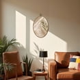 thumbnail image 5 of Canvas Wall Art Minimalist Palm Leaf Poster Natural Lighting Aesthetic Oval Framed Canvas Prints Vintage Wall Hanging Decor for Home Decorations 8.6"x11.4", 5 of 7