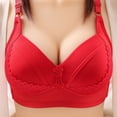 thumbnail image 2 of Women's Unwired Push Up Bra Comfortable Thin Underwear Side Lace Design for Everyday Wear and Support, 2 of 2