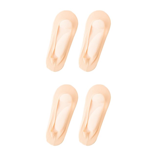 Guardoinrt 3D Ankles Socks With Arch Support Comfort Guaranteed Polyester Low-cut Liners Socks Scoks One Size Comfortable skin color 35-39 2Set