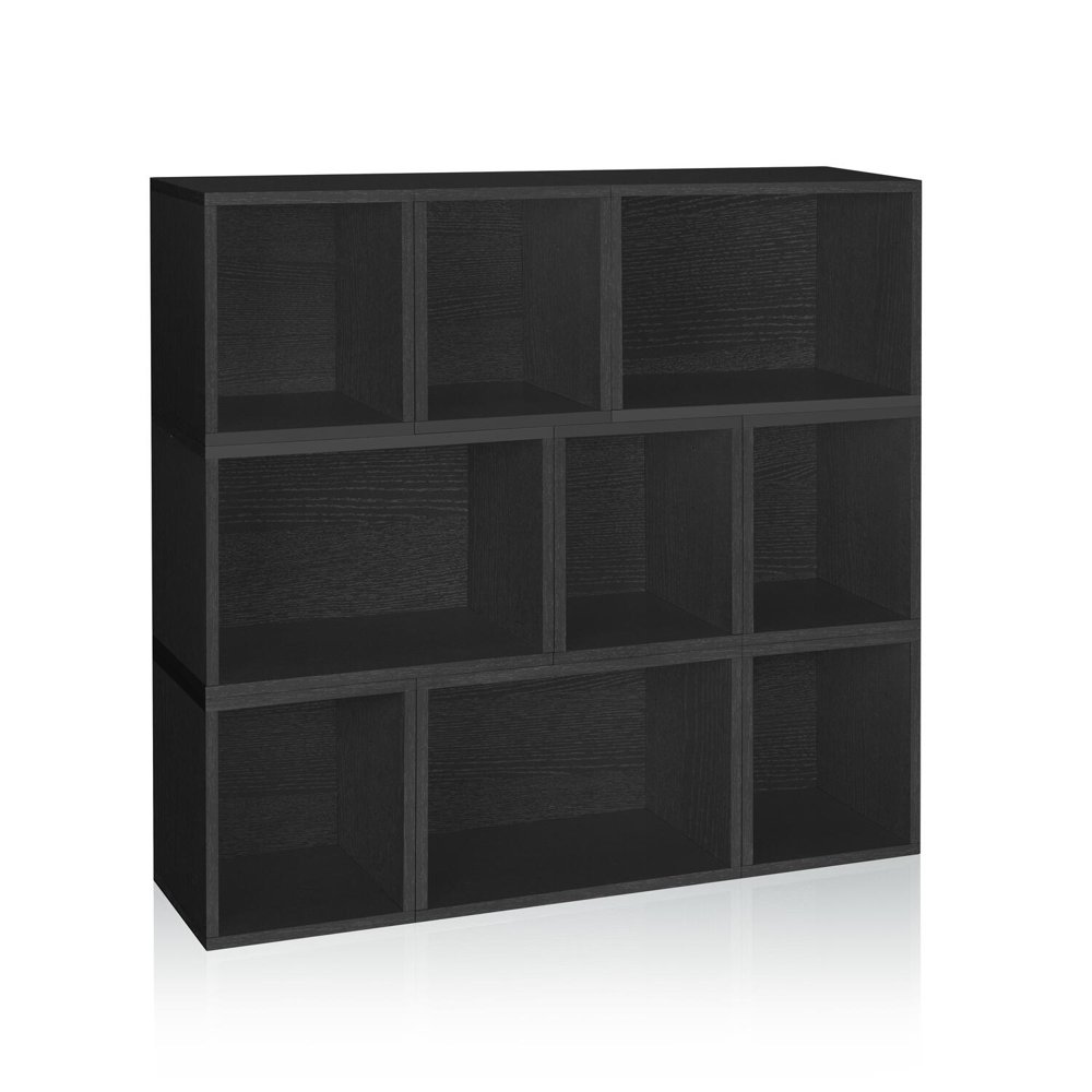 Way Basics Eco Stackable Oxford Modular Bookcase and Storage Shelf