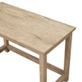 thumbnail image 7 of Evelyn&Zoe Modern Writing Desk, Brown, 7 of 7