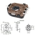 thumbnail image 3 of 2Pcs RDC503013A Resistive Sensor 10K Projector Rotation Angle Detection Sensor, 3 of 5