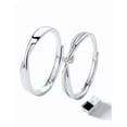 thumbnail image 1 of Xtellar Anillo De Compromiso De Promesa Plata 925 Hombre Y Mujer 2pz, 1 of 1