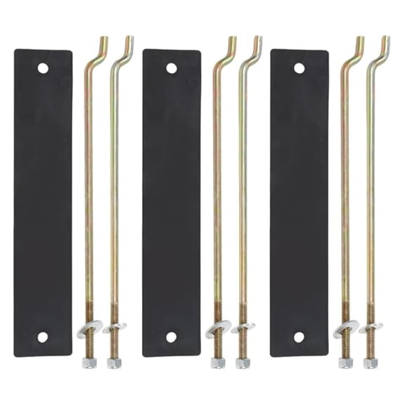 Golf Cart Battery Hold Down Retainer Plate Rod Kit Compatible with Club Car DS and Carryall Electric Golf Cart 1981-2013