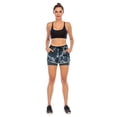 thumbnail image 2 of Women's 2 in 1 Running Athletic Workout Yoga Shorts Sport Shorts with Pockets and Drawstring, 2 of 9