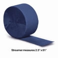 thumbnail image 2 of 12/Case Bulk Navy Crepe Streamer 81 ft, 2 of 6