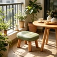 thumbnail image 5 of Japceit Solid Wood Small Stool, Low Step Stool For Living Room, Sturdy Footstool Shoe Bench, Children Durable Wooden Seat, Home Entryway Square Stool, 5 of 6