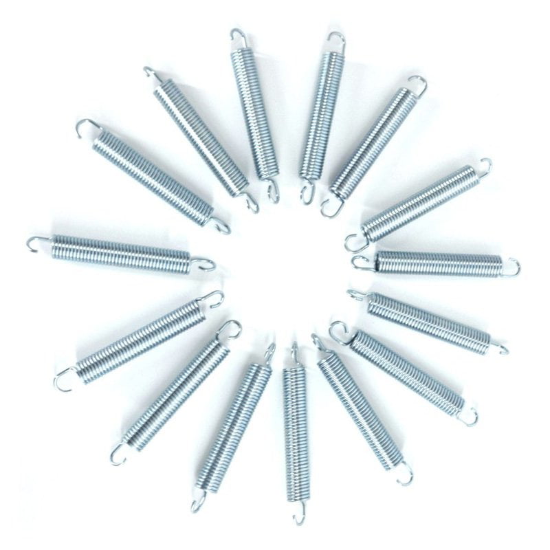 Silver Trampoline Springs Heavy-Duty Galvanized Steel Replacement Tool 7Siz V1T3 