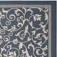 thumbnail image 2 of Safavieh Courtyard Navy Indoor Outdoor Rug - 4' x 5'7", 2 of 4