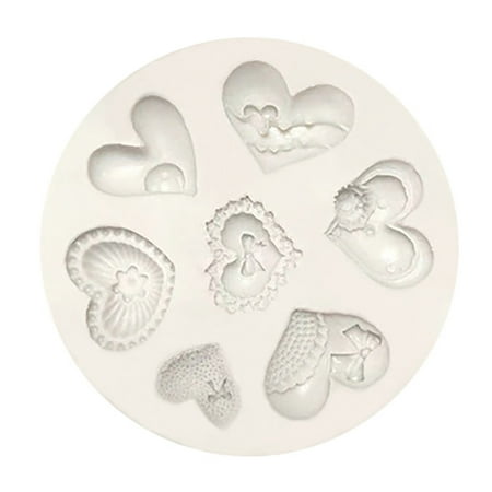 

GNEIKDEING Valentine s Day Silicone Molds Love Chocolate Cake Molds Sexy Red Lip Fondant Molds Cake Mould B One Size