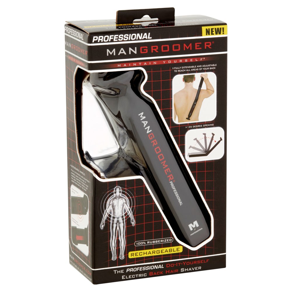 MANGROOMER 6 Professional Doityourself Body Electric Back Hair Shaver