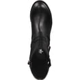 thumbnail image 4 of Style & Co. Womens Gianara Faux Leather Mid-Calf Boots Black 5 Medium (B,M), 4 of 4