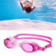 thumbnail image 1 of Gafas de natación Gafas ajustables Gafas de natación profesionales con tapones para los oídos Rosa Cola gafas de natación, 1 of 8