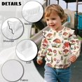 thumbnail image 6 of Uorisanigo Toddler Ruffle Sleeve Fall Sweatshirt Cute Kids Mushroom Print Pullover Hoodie 1-8 Years Sweatshirts Blouse Athletic Pullover Hoodies for Girls, 6 of 7