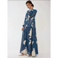 thumbnail image 6 of Printed Long Sleeve Viscose Maxi Dress, 6 of 7
