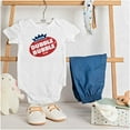 thumbnail image 3 of Retro Vintage Dubble Bubble Gum Logo Romper Boys or Girls Infant Baby Brisco Brands 18M, 3 of 6