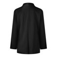 thumbnail image 3 of Vedolay Womens Casual Blazers Long Sleeve Oversized Business Lapel Collar Jacket,Black 3XL, 3 of 4