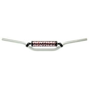 Renthal Rider 7/8 Handlebar Ricky Carmichael High Bend Silver for Kawasaki KLR650 1987-2018
