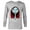 Athletic Heather, variant on Disney The Nightmare Before Christmas Sally Big Face - Long Sleeve T-Shirt for Men - Customized-White