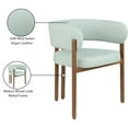 thumbnail image 2 of Meridian Furniture Gideon Mint Green Vegan Leather Dining Chair (Set of 2), 2 of 8