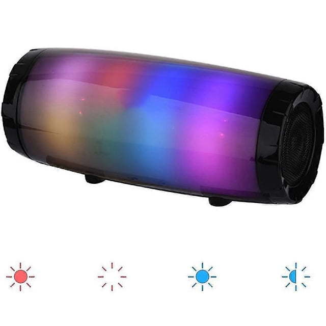 Beautiful Gift Colorful Lights Wireless Bluetooth Speaker Subwoofer Can Call Card Radio Gift Speaker Wireless Bluetooth Ipx7 Waterproof Speaker