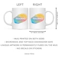 thumbnail image 5 of CTDream Thank You Gratitude 11oz. Coffee Mug Gift, Thanks, Watercolor, 1-Pack, Novelty Cup Gifts Ideas for Him Her Teacher Graduation Neighbor, 5 of 7