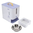 thumbnail image 2 of Distributeur de Nourriture pour Animaux, Récipient Multifonctionnel pour Nourriture Sèche avec Bol, Récipient de Stockage pour Nourriture pour Chats Intérieur Extérieur, 2 of 7