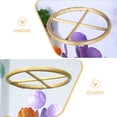thumbnail image 6 of Phenofice Pendant Wind Chime Bamboo Rings Khaki 6.68X6.68X0.39in 1Pcs for Craft, 6 of 8