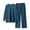 Blue, variant on Giftesty Womens Shirts Plus Size Women's Solid Color Loose Fitting Large Size Long Sleeved Long Pants Pajama Set Home Clothing