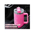thumbnail image 2 of Vaso Taza Térmico Acero Inoxidable Diamante Calor/frí 40oz Xtellar rosa, 2 of 4