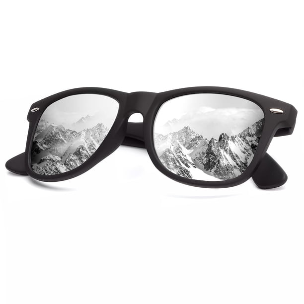 Gafas de Sol KALIYADI con Acabado Mate y Lentes Polarizadas con Espejo de Color