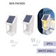thumbnail image 2 of Luces De Pared 2PCS Lámparas exteriores IP65 Impermeable LED Decoración Luz Sensor de movimiento solar, 2 of 5