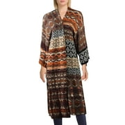 Free People Womens Landmark Knit Boho Duster Sweater