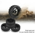 thumbnail image 2 of Greensen 4pcs/set Racing Off-Road Vehicle Tires Rubber Tyre Wheel Rim for RC 1:10 Car Part, 110 Racing Car Tires Tyres,Off-road RC Tires, 2 of 6